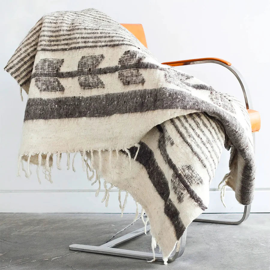 NURALIFE | Hand-Loomed Blanket - Grey