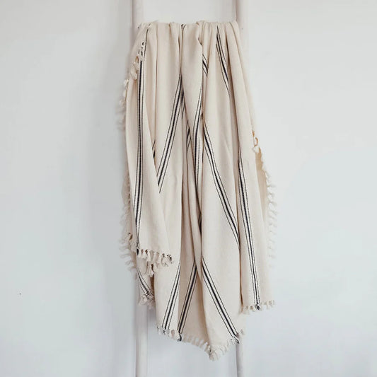 NURALIFE | Handwoven Turkish Cotton Blanket