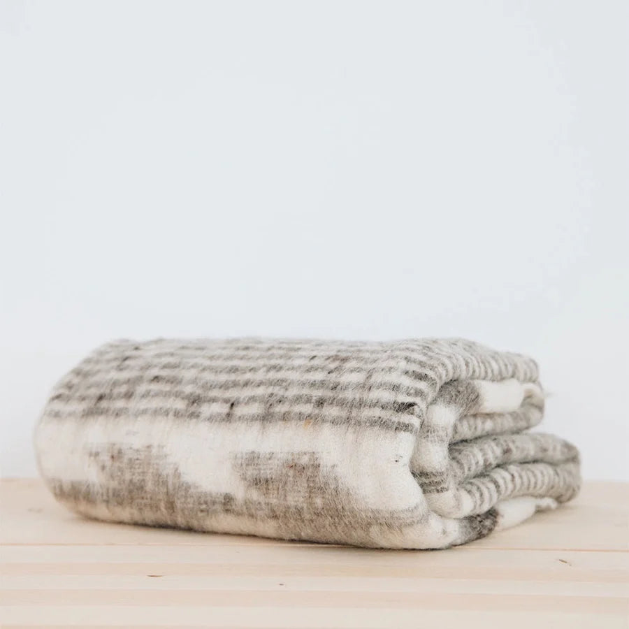 NURALIFE | Hand-Loomed Blanket - Grey