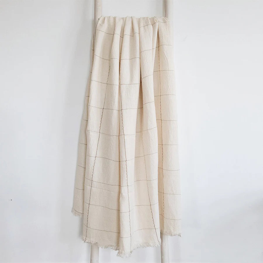 NURALIFE | Linen/Cotton Coverlet Blanket