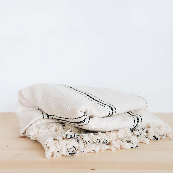 NURALIFE | Handwoven Turkish Cotton Blanket