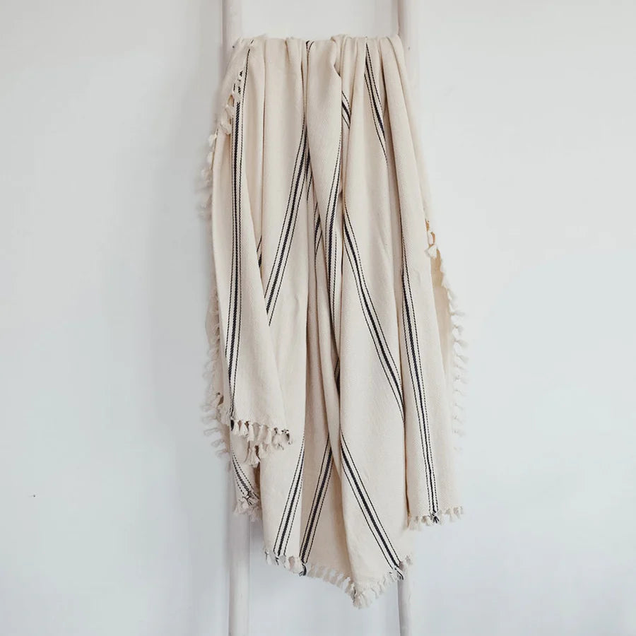 NURALIFE | Handwoven Turkish Cotton Blanket