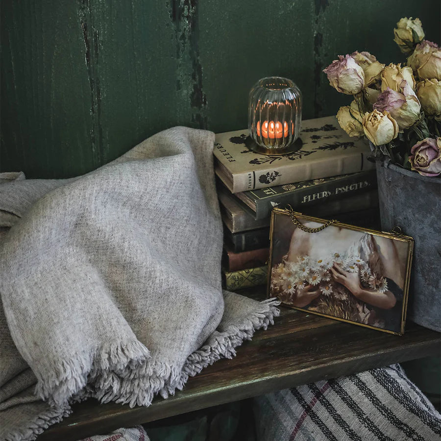 NURALIFE | Wool Blend Throw - Natural